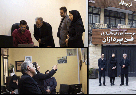 بازدید سید محسن سجاد مدیرکل دفتر امور اجتماعی و فرهنگی استانداری اصفهان از مرکز توسعه آموزش مجازی پارس